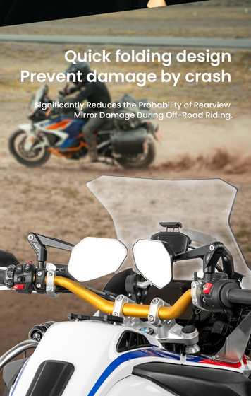 LOBOO Składane lusterka wsteczne czarne (para) (10.1.11001.011.11)