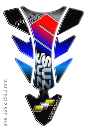 PRINT tankpad future with application tape Suzuki