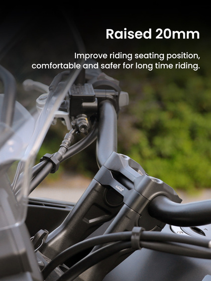 LOBOO Podwyższenie kierownicy do HONDA CB500X (2019-), HONDA NX400 (2024-) (10.3.02292.001.11)