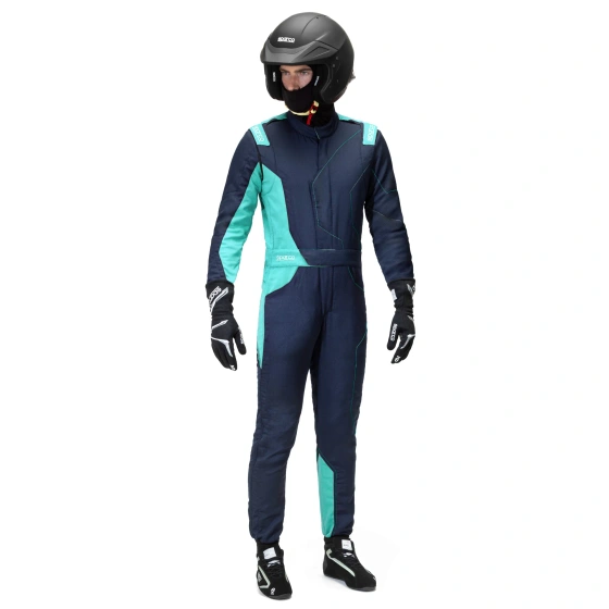 Race Racing Suit Sparco Sprint Advanced (FIA) blue green