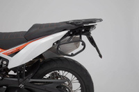 ZESTAW KUFRÓW BOCZNYCH URBAN ABS I STELAŻY SW-MOTECH KTM 790 ADVENTURE/R (19-), BLACK 2X16,5L