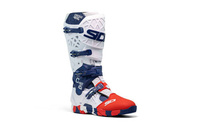 Motorcycle Enduro Boots CROSSAIR X white blue