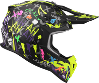 Kask Motocyklowy LAZER OR3 Crazy (kol. Czarny - Multi - Matowy) rozm. S