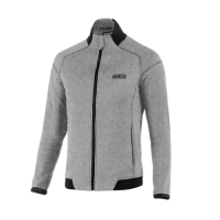Sparco Full Zip Light Sweatshirt grey