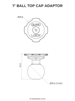Quad Lock® Car - Ball Top Cap Adaptors