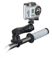 RAM-B-149Z-GOP1U Handlebar U-Bolt Double Ball Mount with Action Camera Adapter