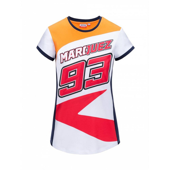 GP T-SHIRT DAMSKI DUAL REPSOL MARQUEZ WHITE ROZMIAR S