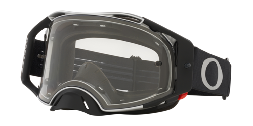 Oakley gogle Airbrake MX Czarno-grafitowe tuff blocks Przeźroczyste