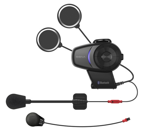 SENA INTERKOM MOTOCYKLOWY 10S BLUETOOTH 4.1 DO 1600M Z UNIWERSALNYM ZESTAWEM MIKROFONÓW ( BEZ RADIA ) ( 2 ZESTAWY ) (EL) - ZASTĘPUJE 10S-01D