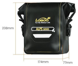 LOBOO Wodoodporna torba 5L czarna