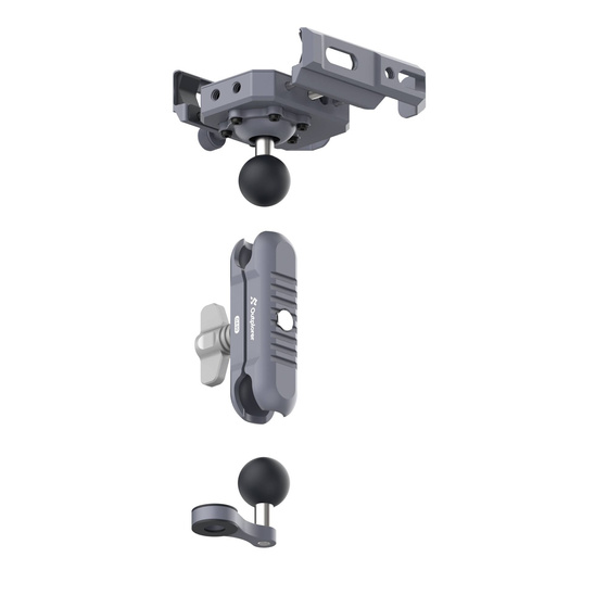 Uchwyt na telefon z amortyzacją powietrzną montowany na lusterko Outplorer P100-B