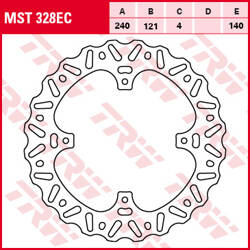 TRW LUCAS REAR BRAKE DISC HONDA CR 125 / 250 02-07, CR / CRF 250 / 450 '02-'21