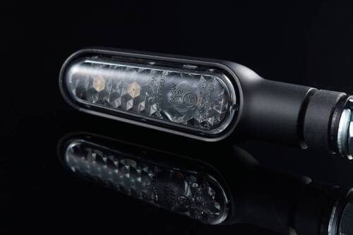 89232 "D-LIGHT" LED INDICATORS PAIR BLACK SMOKE