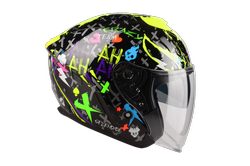 Kask Motocyklowy LAZER TANGO Crazy (kol. Czarny - Multikolor) rozm. M