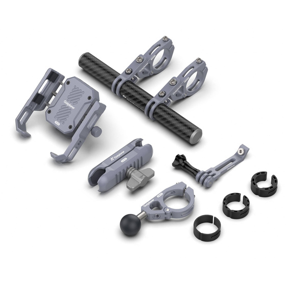 Zestaw wielofunkcyjny - uchwyt na kamerę/telefon/GoPro/licznik/lampkę montowany na kierownicę Outplorer H1000