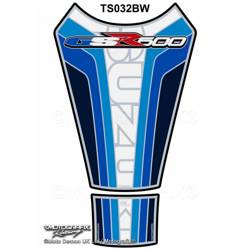 MOTOGRAFIX TANKPAD SUZUKI GSR600 2006-2010 TS032BW