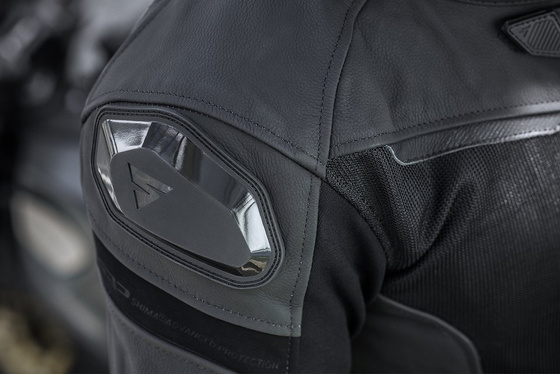 Motorcycle Leather-Mesh JACKET SHIMA PISTON