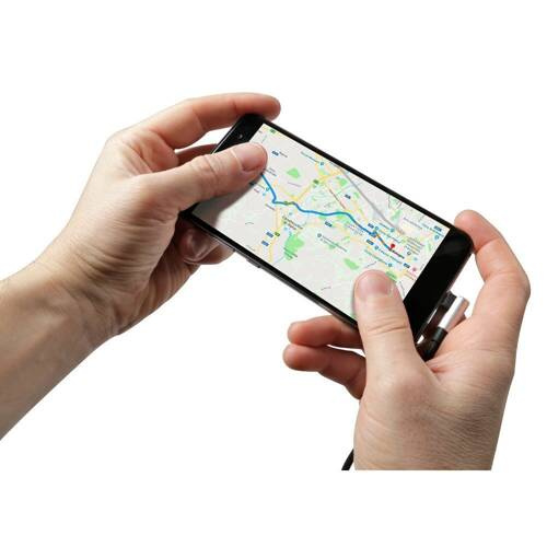 38834 Cable 90° Usb > Micro Usb - 100 cm – Black