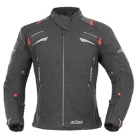 Kurtka motocyklowa BUSE Rico czarno-czerwona 5XL