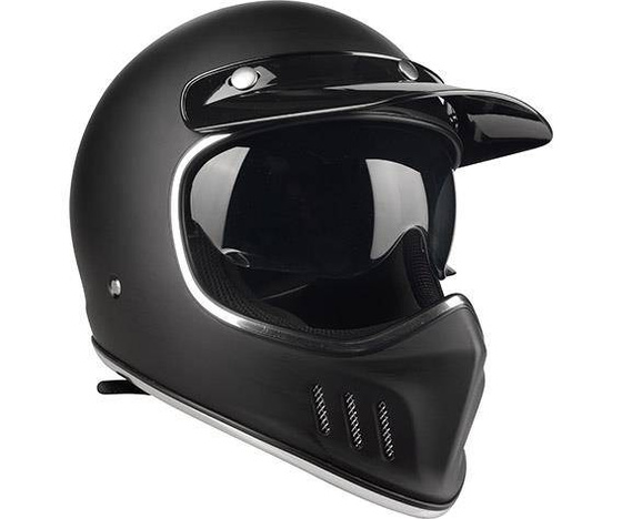 Kask Motocyklowy LAZER Cross TT Z-LINE (kol. Czarny Matowy) rozm. 2XL