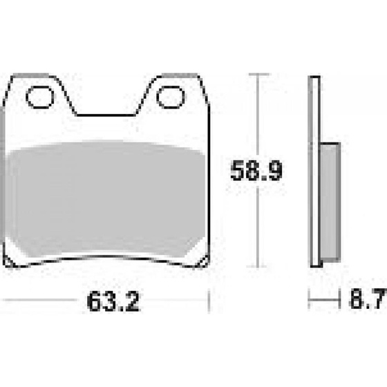 BRAKING KLOCKI HAMULCOWE SINTER 992CM56