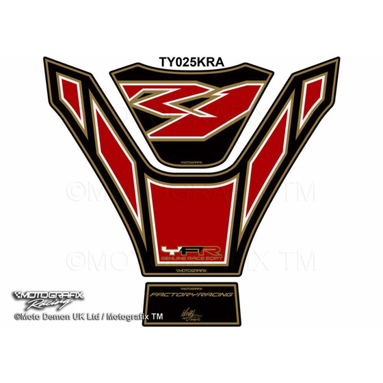 MOTOGRAFIX TANKPAD YAMAHA R1 2004-2006 TY025KRA