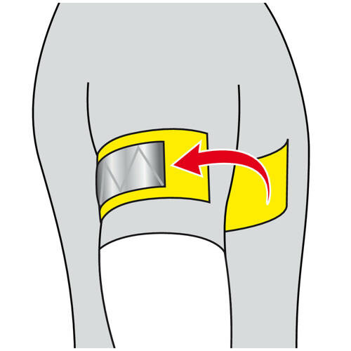 91417 Fluoband 1, reflective band – Yellow