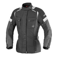 Kurtka motocyklowa damska BUSE Breno czarno-szara 48