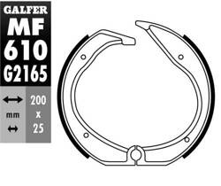 GALFER SZCZĘKI HAMULCOWE TYŁ BMW R 100GS/PD '88-'94, R 100RS '81-'82, R 45/65 '81-86, R 65LS '82-'88, R 65R '93-, R 80GS '88-'98, R 80GS/PD '81-'87, R 80RT/ST '81-'82