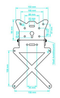 90144 X-Plate ramka pod tablicę rejestracyjną