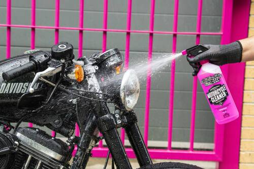 Muc-Off 664-CTJ - Biodegradowalny płyn do mycia motocykla z nanotechnologią z atomizerem - 1l - Nano Tech Motorcycle Cleaner