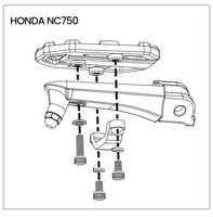 LOBOO Szerokie podnóżki do HONDA CB500X (2014-) (10.3.04290.001.31)