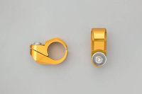 Zestaw zacisków do wspornika kierownicy 22.2mm złoty