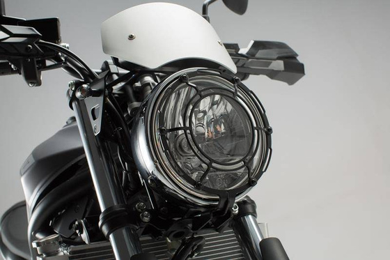 OSŁONA REFLEKTORA SW-MOTECH GRILL, SUZUKI SV650 ABS (15-) BLACK