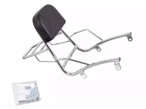 Suzuki VL 800 Intruder/LC/C 800 Intruder/Black (2001-) sissybar with rack