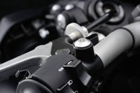 Śruba zaślepka do otworu lusterka M10-P1.25/prawa srebrny