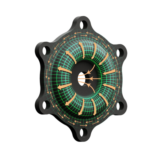 Uchwyt na telefon z amortyzacją powietrzną montowany na lusterko Outplorer P100-B