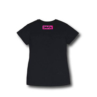 DAVCA T-shirt black Pink logo