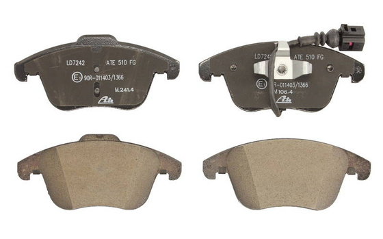 Klocek hamulcowy kpl. ceramiczny przód AUDI Q3 SEAT ALHAMBRA VW SHARAN, TIGUAN 1.4-2.0D 09.07-