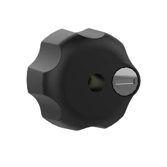 Gałka zamka RAM® ze stalową wkładką do ramion nasadowych rozmiaru B