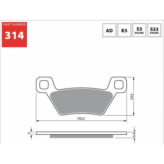 GOLDFREN KLOCKI 314 AD
