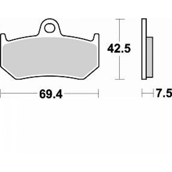 BRAKING KLOCKI HAMULCOWE SINTER 907CM56