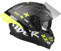 Kask Motocyklowy LAZER RAFALE SR Ride Oni (kol. Czarny - Szary - Żółty Fluo - Matowy) rozm. L
