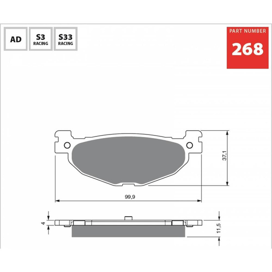 GOLDFREN KLOCKI 268 AD