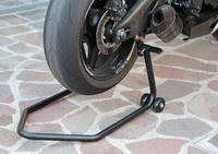90048 Rear motorcycle stand with fork rests