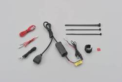 Daytona Źródło zasilania z 1 portem USB do montażu na kierownicy motocykla 80729