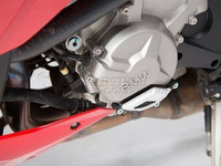OSŁONA SILNIKA SW-MOTECH  BMW S1000R/RR/XR, BLACK/SILVER