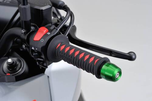 BAR END PINO-3 14-19MM GREEN