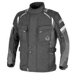 Kurtka motocyklowa BUSE Breno dziecięca czarno-antracytowa 116