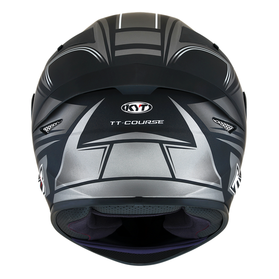 Kask Motocyklowy KYT TT-COURSE TOURIST szary - L